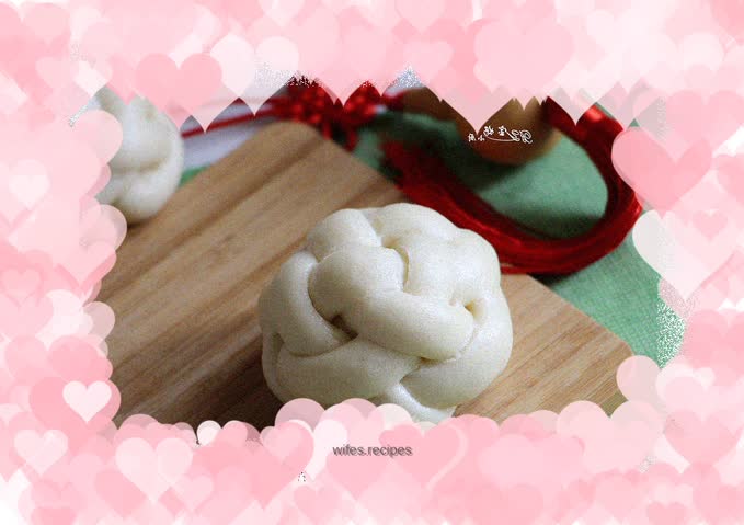 Soy milk hydrangea steamed buns