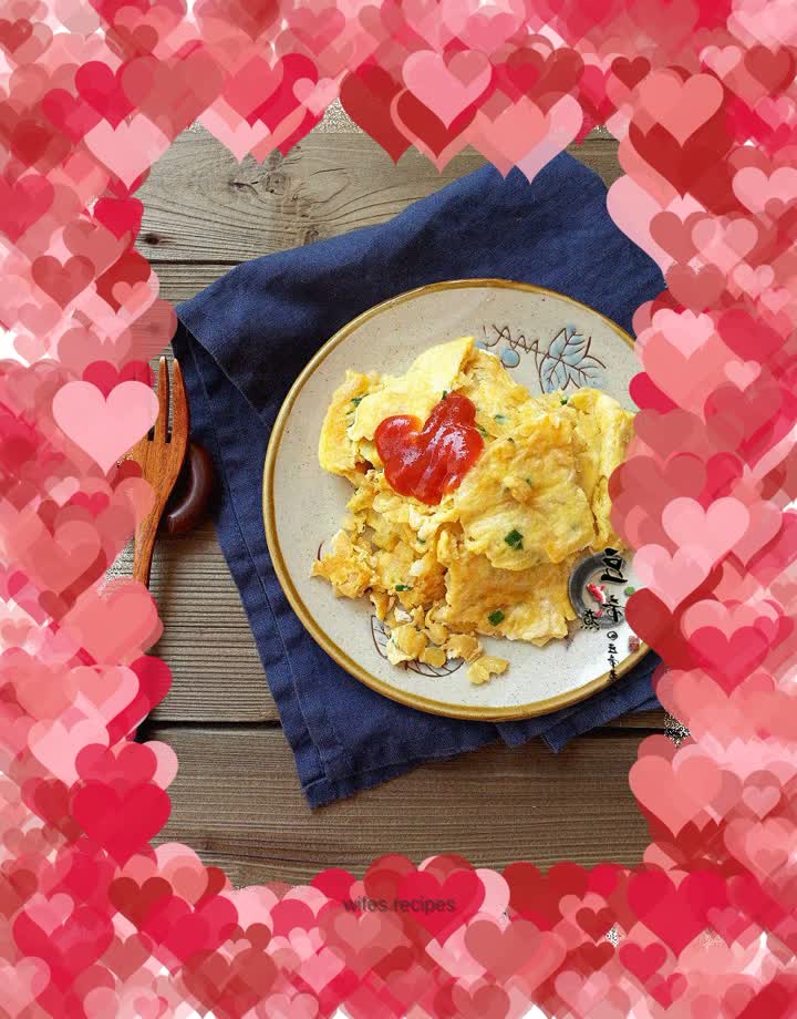 [Southern Fujian] Pork egg with green onions, coriander and vegetables