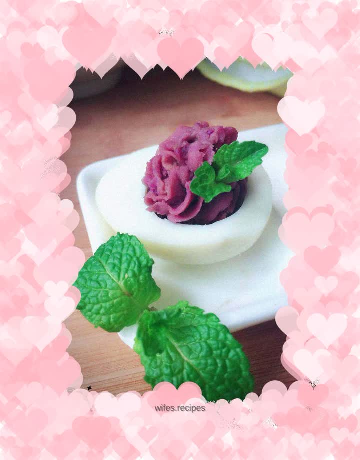 Egg and Purple Potato Salad