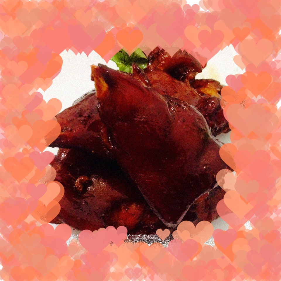 Braised pork trotters