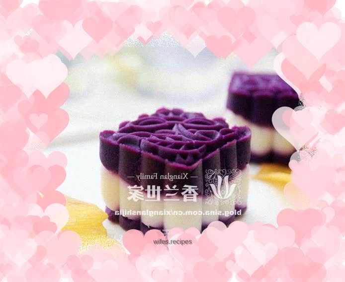 Purple Sweet Potato Yam Cake Elegant Food