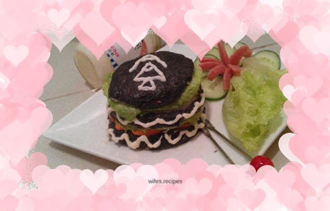 Hamburger Cake Sushi