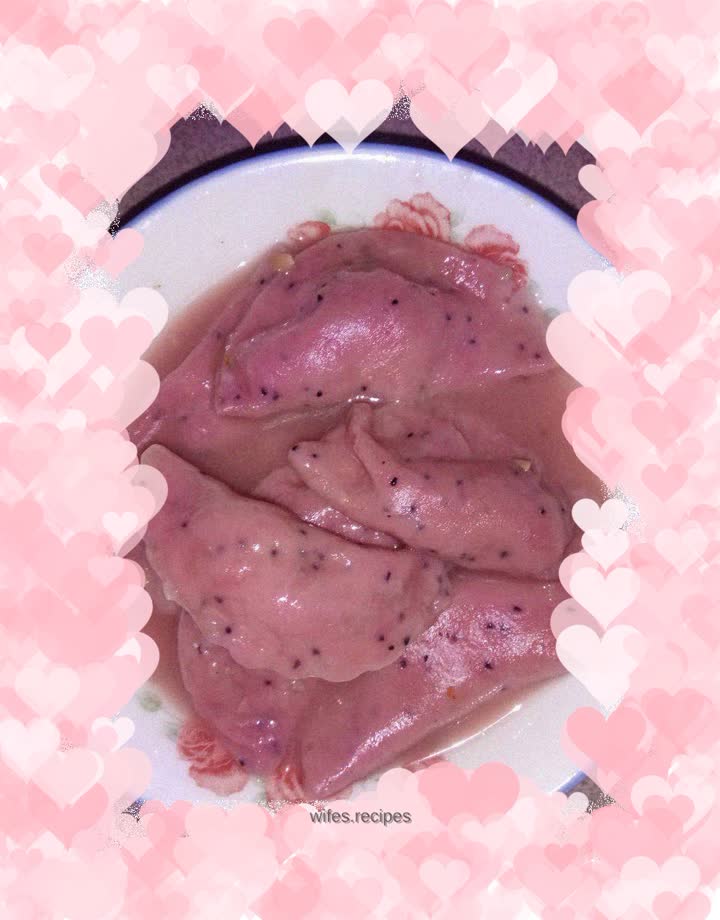 Red dumplings