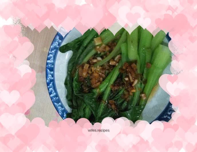 Green onion, mustard and cabbage