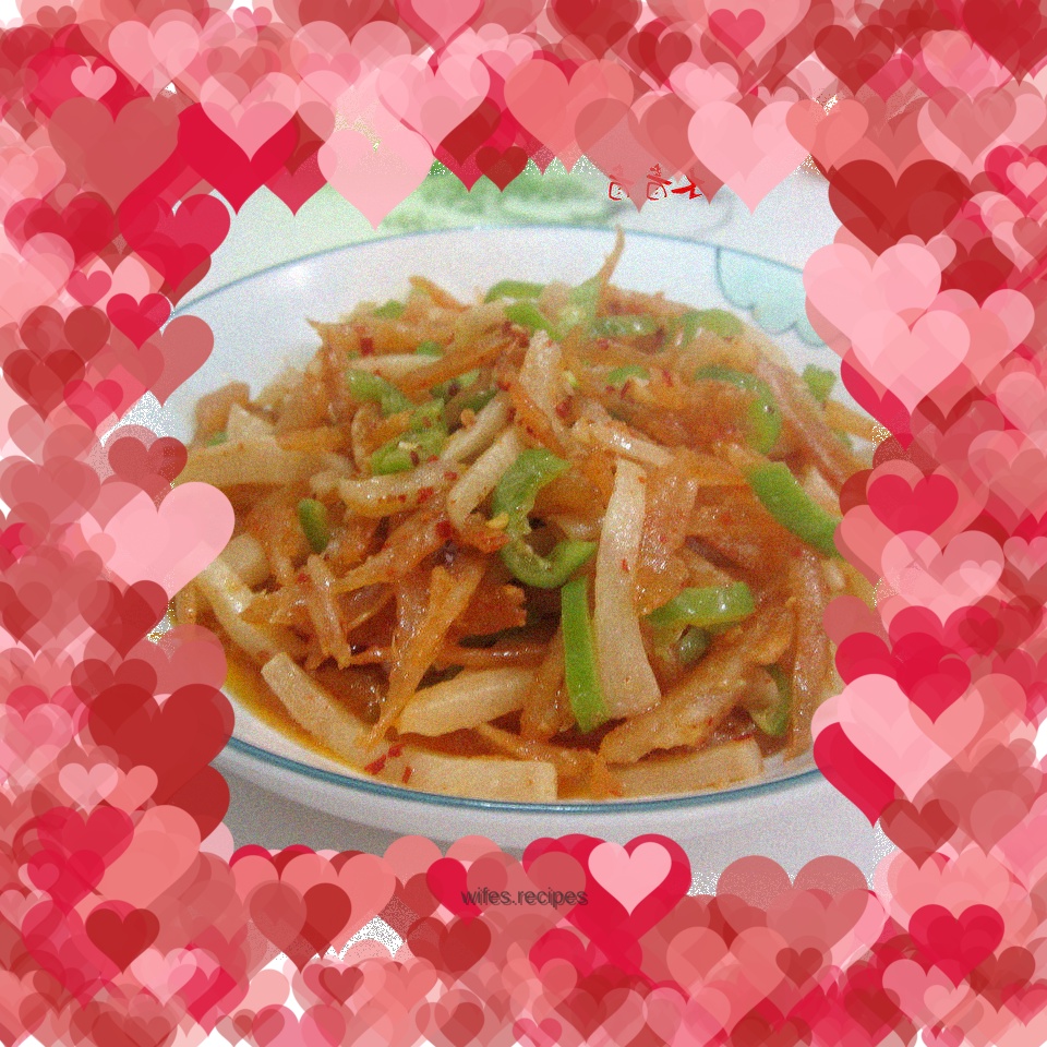 Fried dried sea fish with salted radish