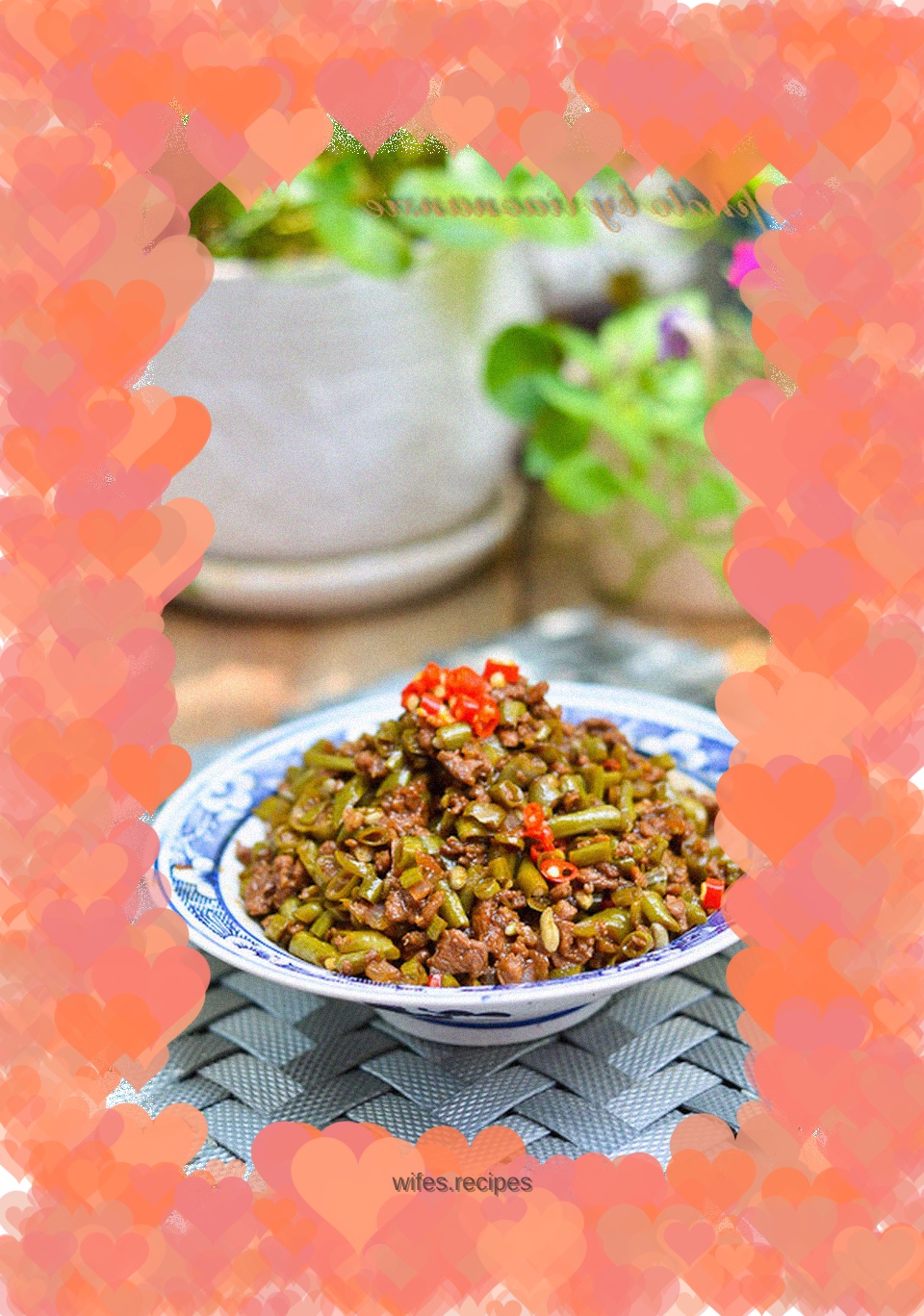 Minced Pork and Pickled Beans