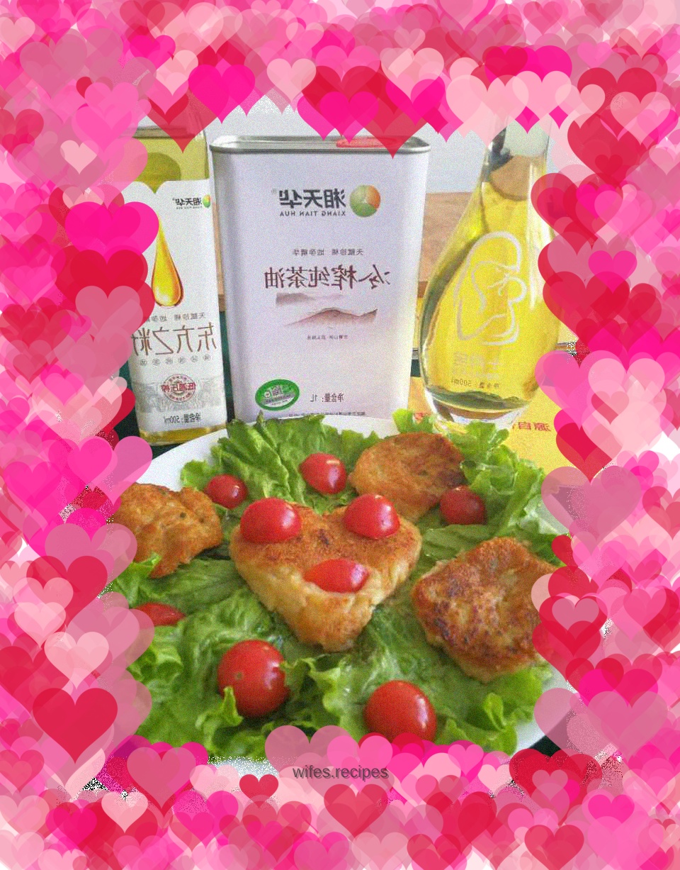 The seventh issue of Camellia Oil Food: Love Golden Potato Paste Cake