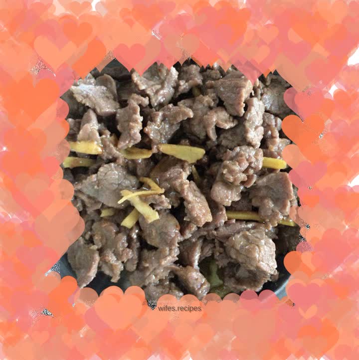 Stir-fried beef
