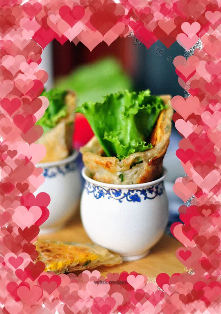 Crispy Egg Filled Cake