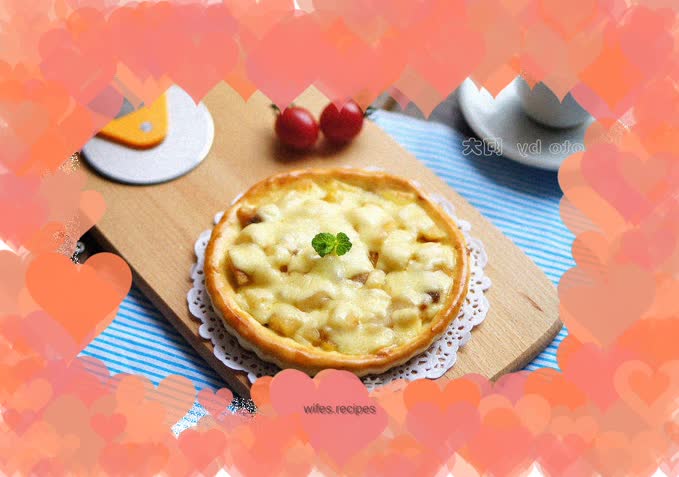 Colorful fruit pizza