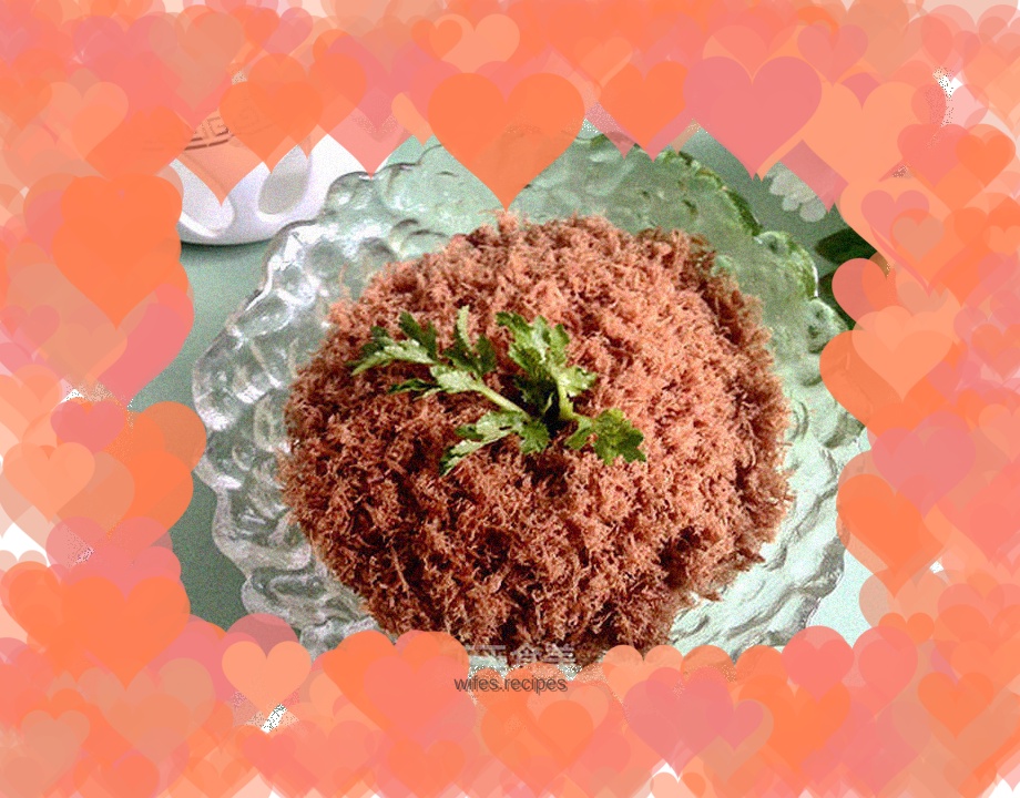 Bread machine version of pork floss