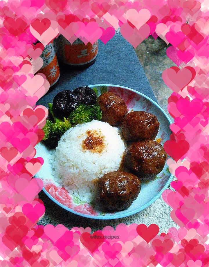 【Sand Tea Food】Chinese Beef Ball Rice Bowl
