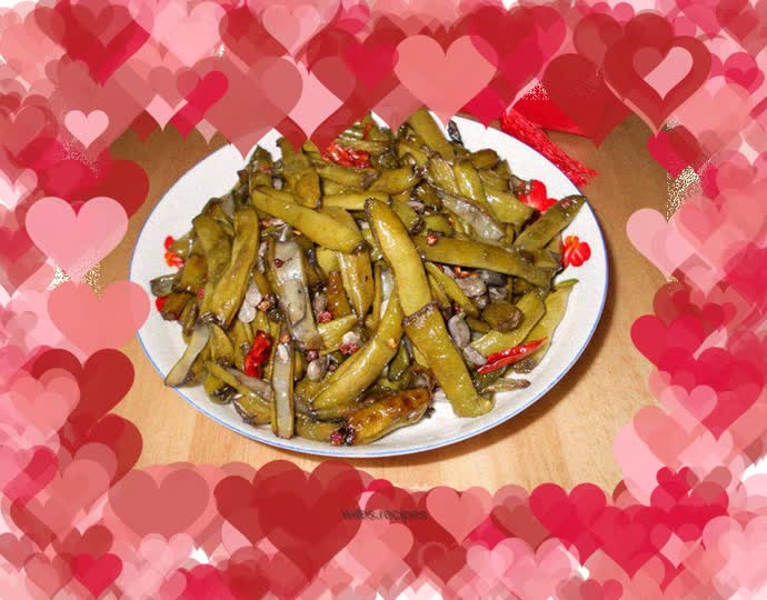 Dry Stir-fried Kidney Beans