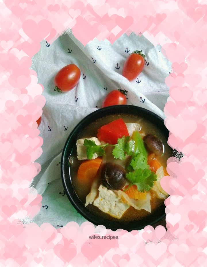 Colorful soup that makes you feel good!