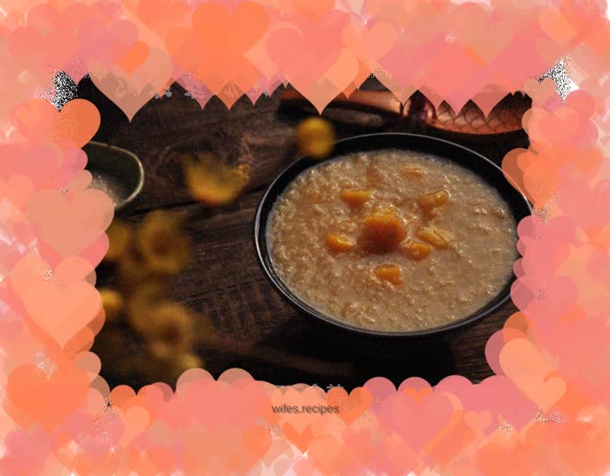 Sweet potato and corn porridge