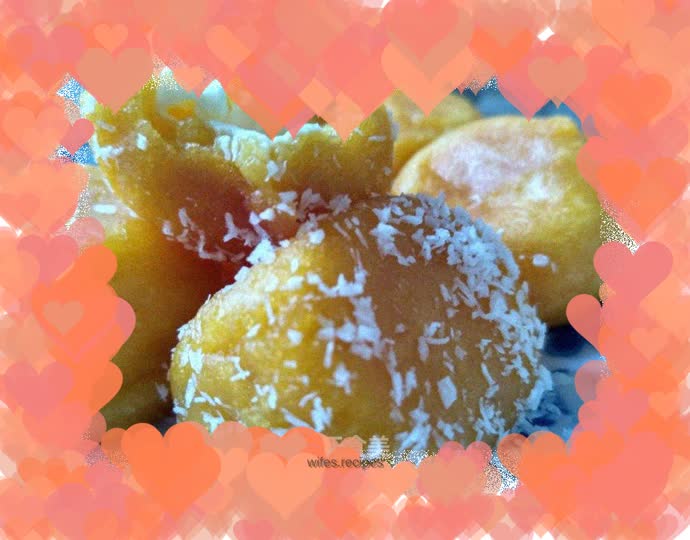 Coconut Cheese Sweet Potato Balls