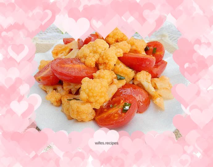 Sautéed Cauliflower with Cherry Tomatoes