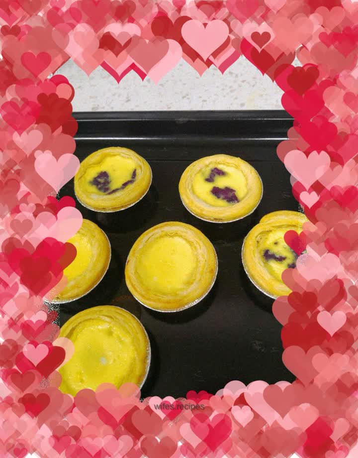 Purple Sweet Potato Egg Tart