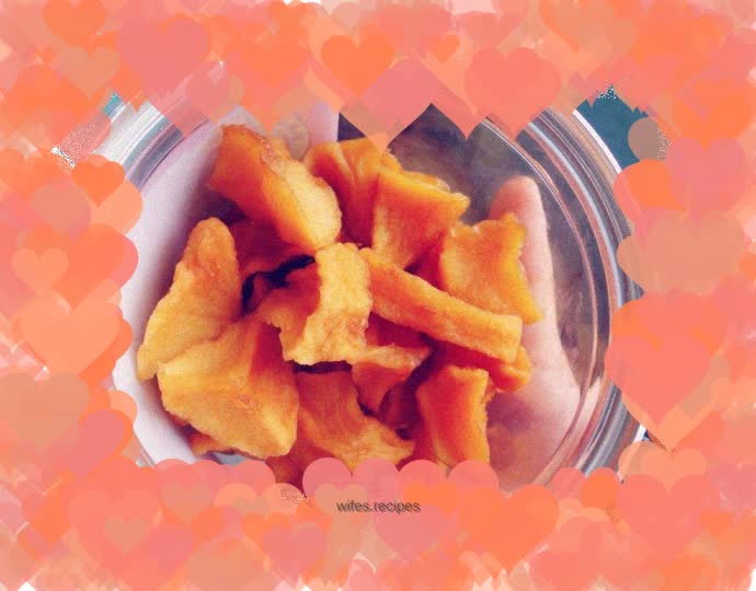 Dry-dried apple preserves