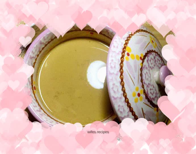 Brown sugar ginger juice with milk