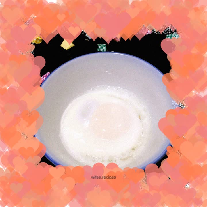 Steamed eggs with rock sugar
