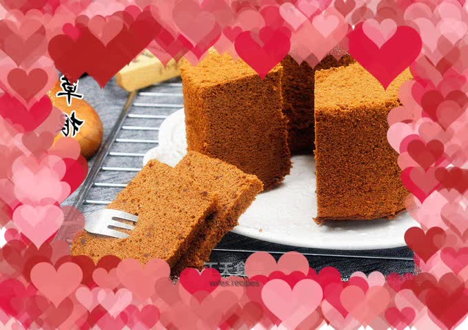 Chocolate chiffon cake