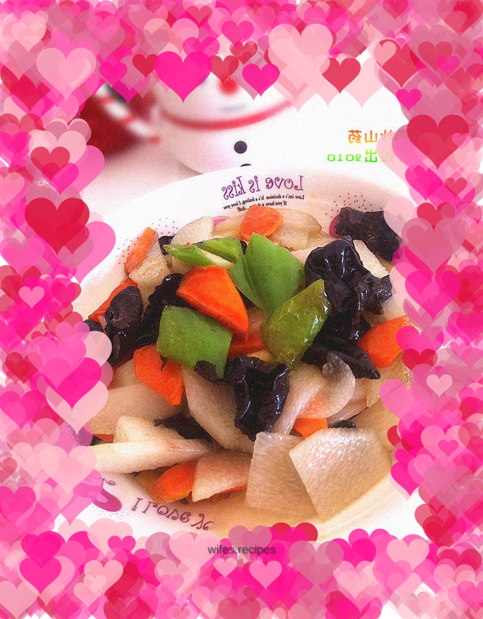 Stir-fried yam
