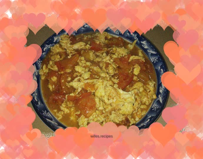 Tomato scrambled eggs