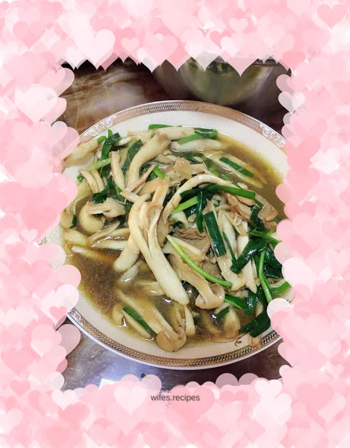 Stir-fried Pork with Mushrooms