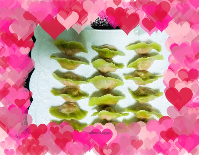 Shrimp and Meat Filled Baicai Dumplings