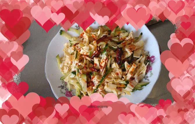 Cold fried bean curd