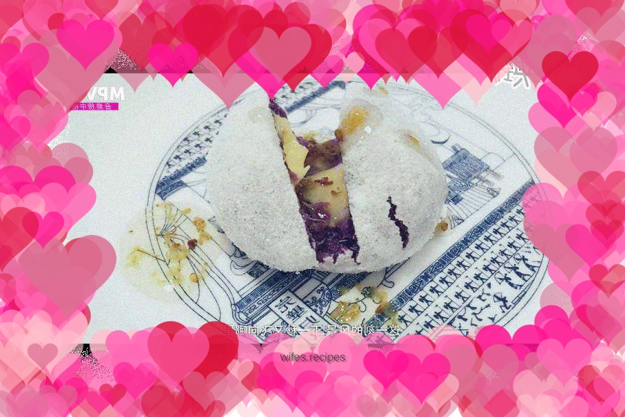 Cheesy and Purple Sweet Potato Balls