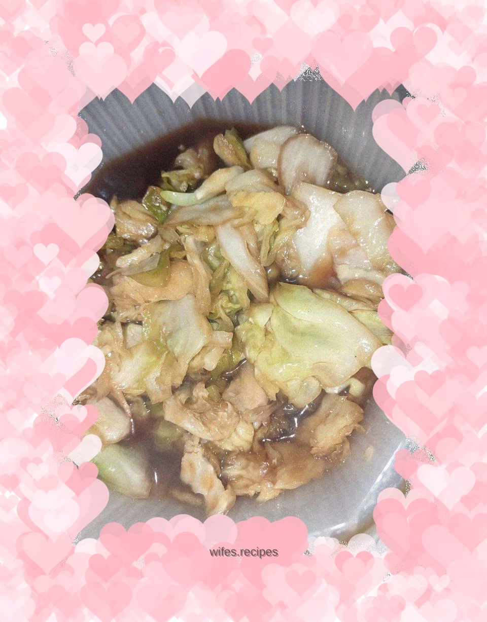 Stir-fried cabbage