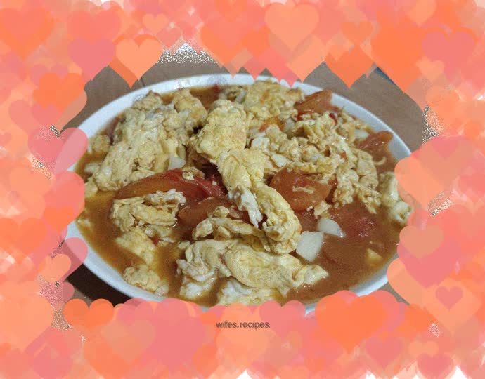 Tomato scrambled eggs