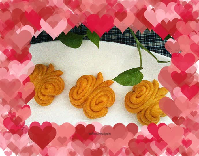 Pumpkin Butterfly Steamed Buns