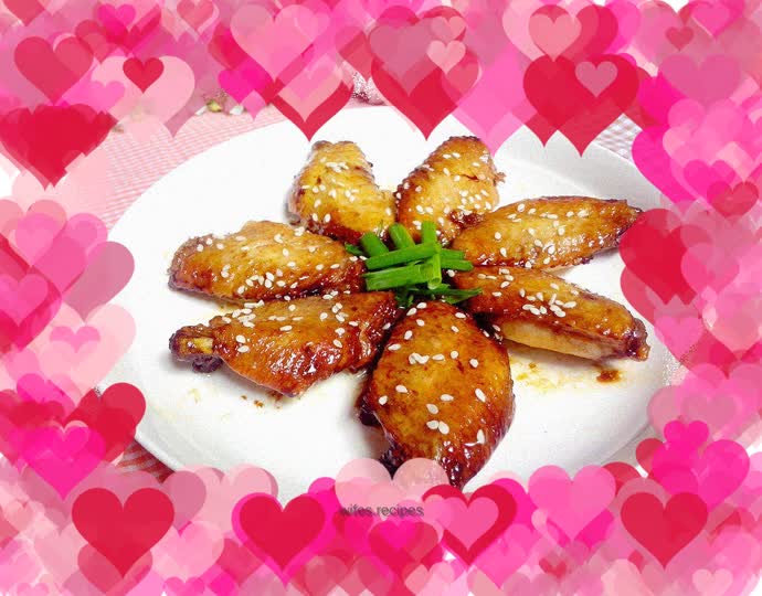 Baked sesame chicken wings