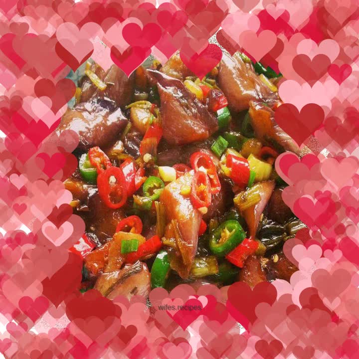 Braised eggplant