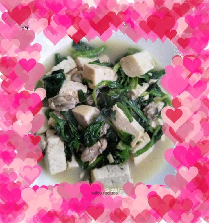 Oyster stewed with tofu