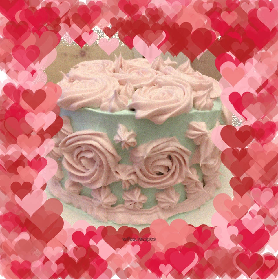 rose cake