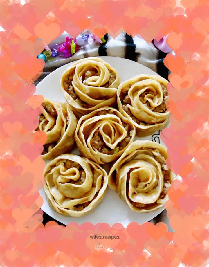 Creative Pasta——Rose Bun