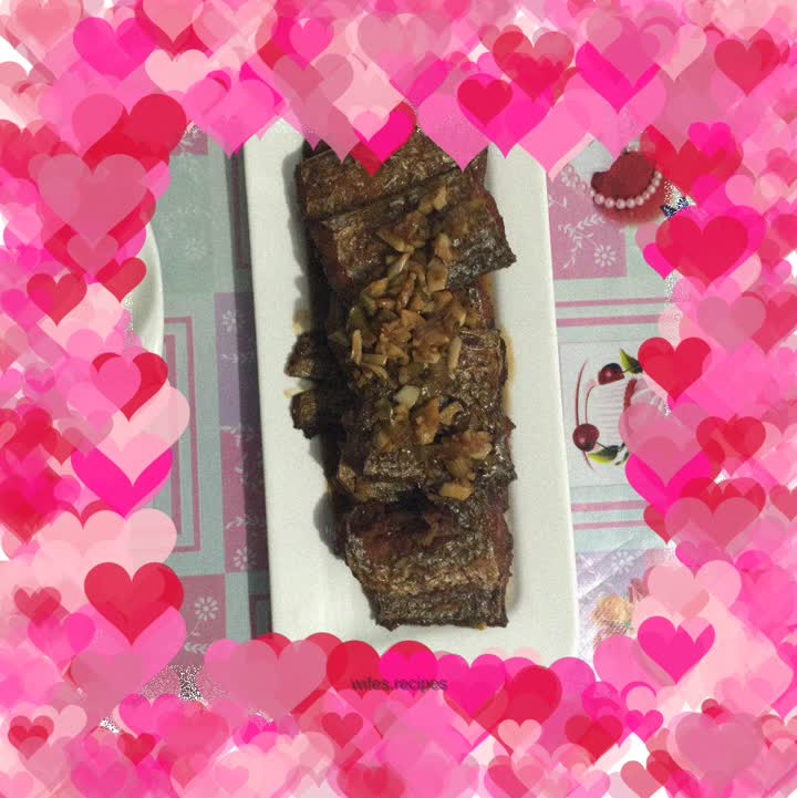 Sweet and sour hairtail fish