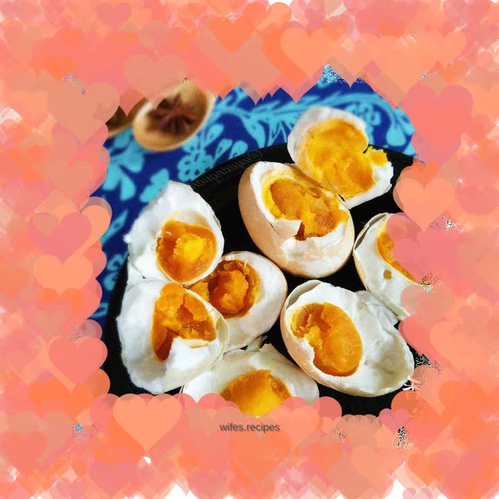 Five spice salted duck eggs