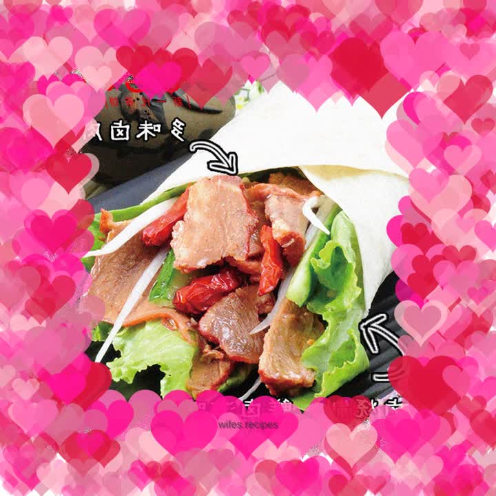 Zhuanke teaches you how to make homemade onion honey pork belly burrito