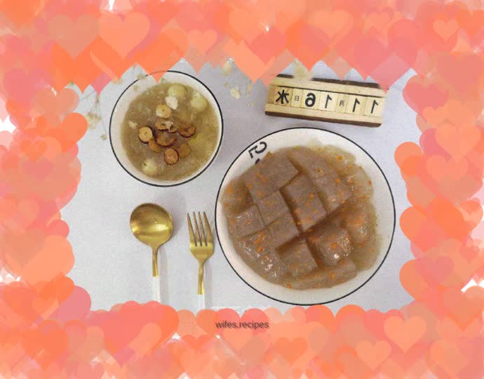 Creative sweet potato jelly