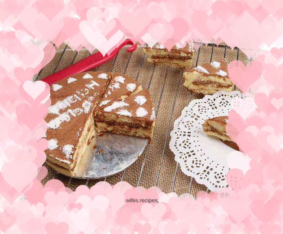 Tiramisu, full of love flowing on the tip of the tongue