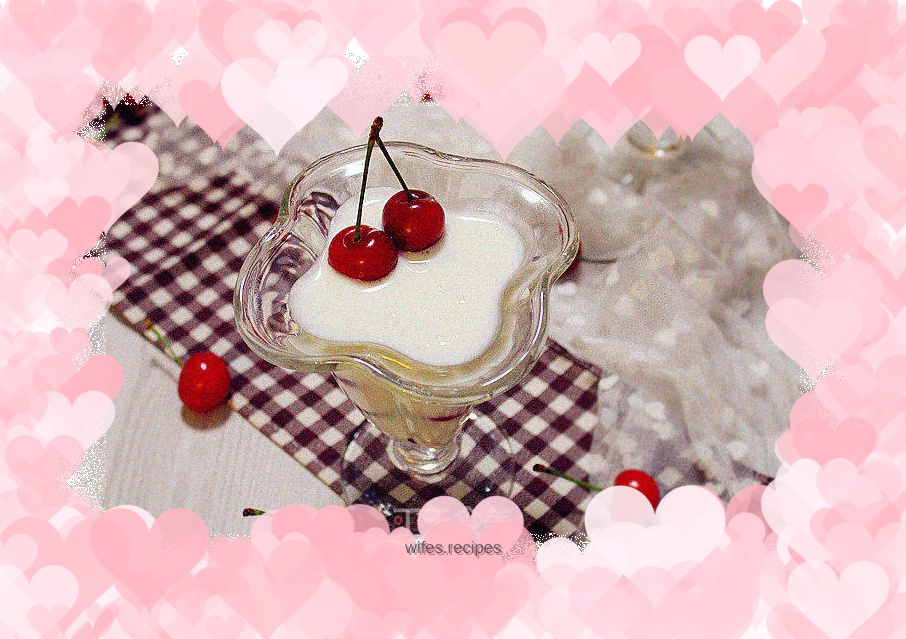 Cherry yogurt