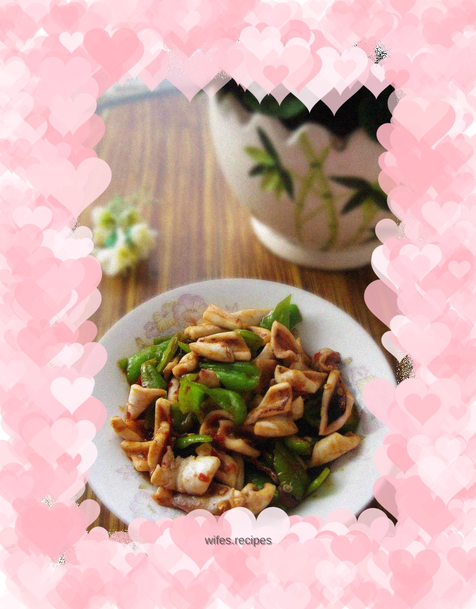 Fried squid with bean paste