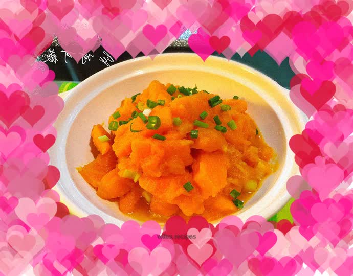 Braised small pumpkin