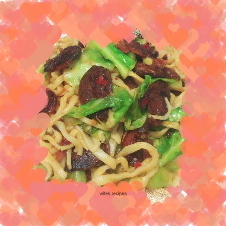 Sausage Fried Noodles