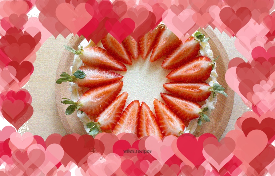 Strawberry Cream Cake